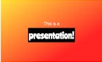 Presentation Look&Feel Generator image
