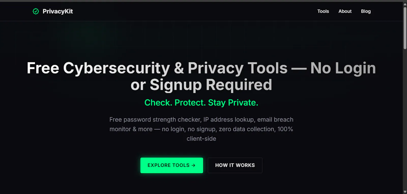 PrivacyKit screenshot 1