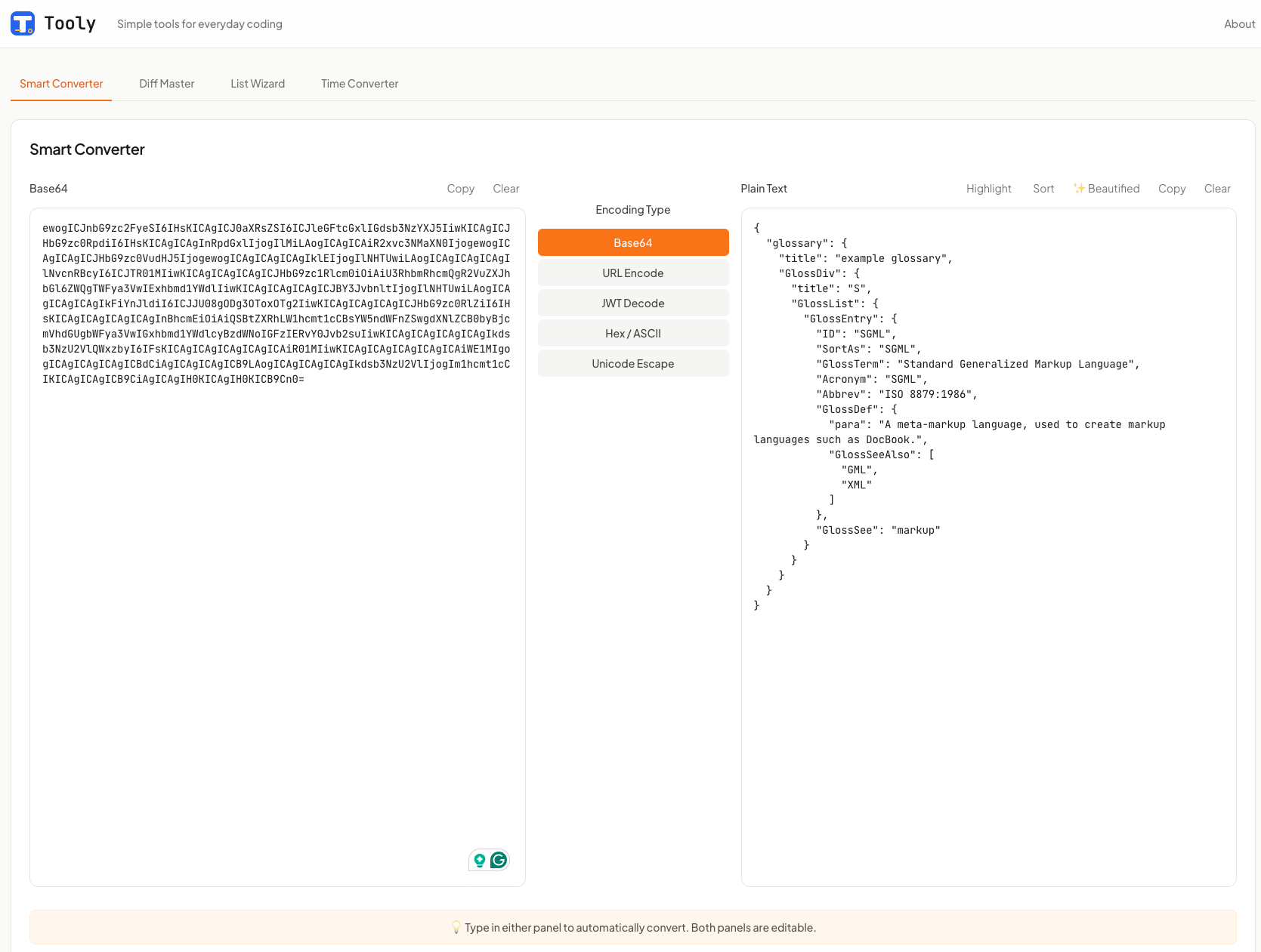 Tooly - Screenshot 5 showing product features and functionality
