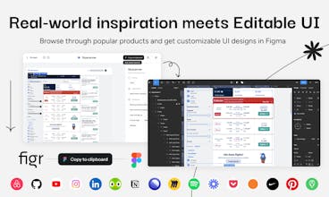 Screenshot of Figr.design homepage featuring various design projects