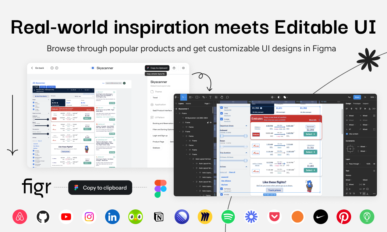 startuptile Figr 2.0-Get editable UI of popular apps in a click