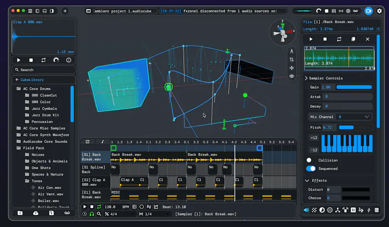 Audiocube screenshot 3