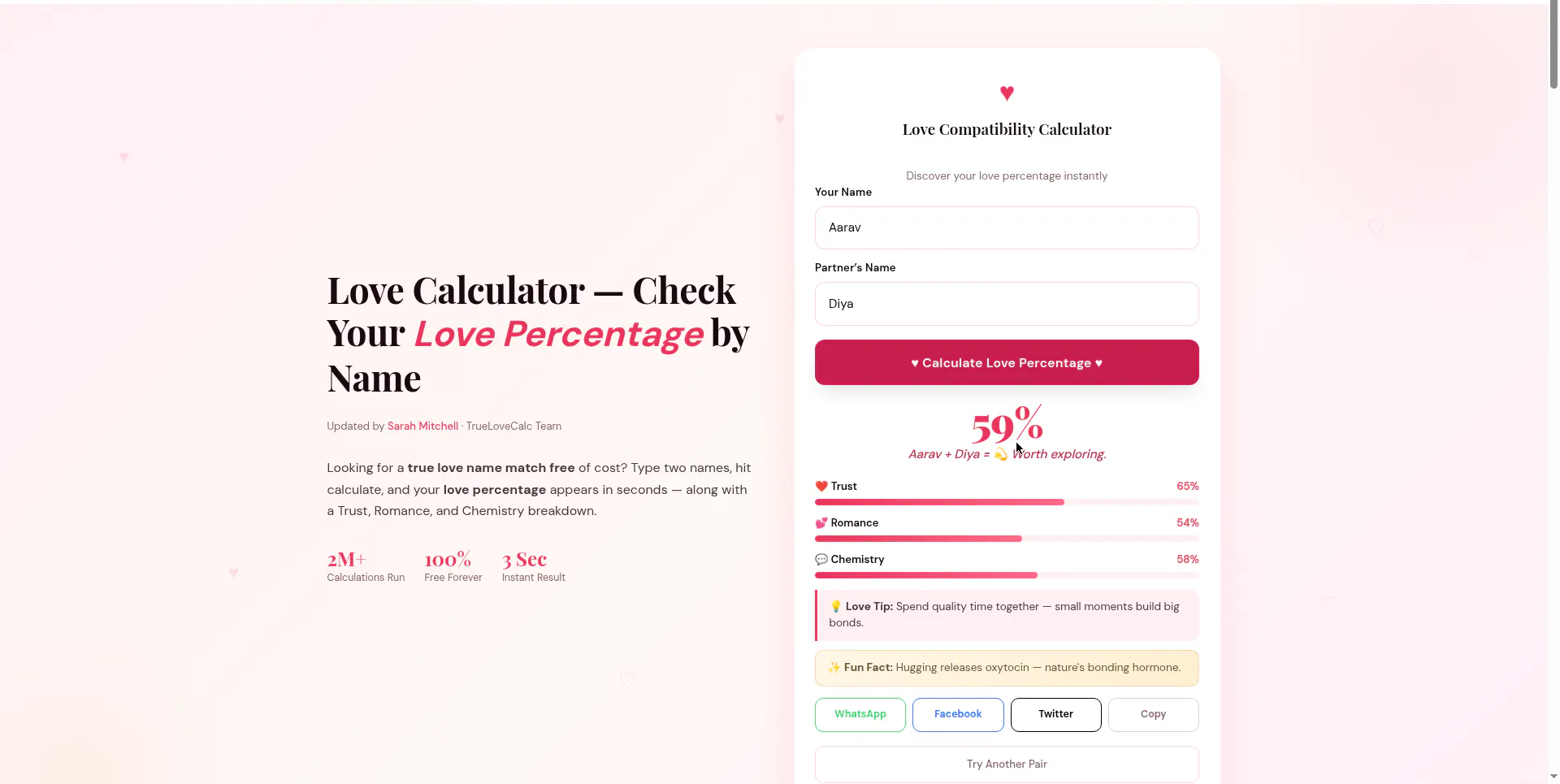 True Love Calculator gallery image