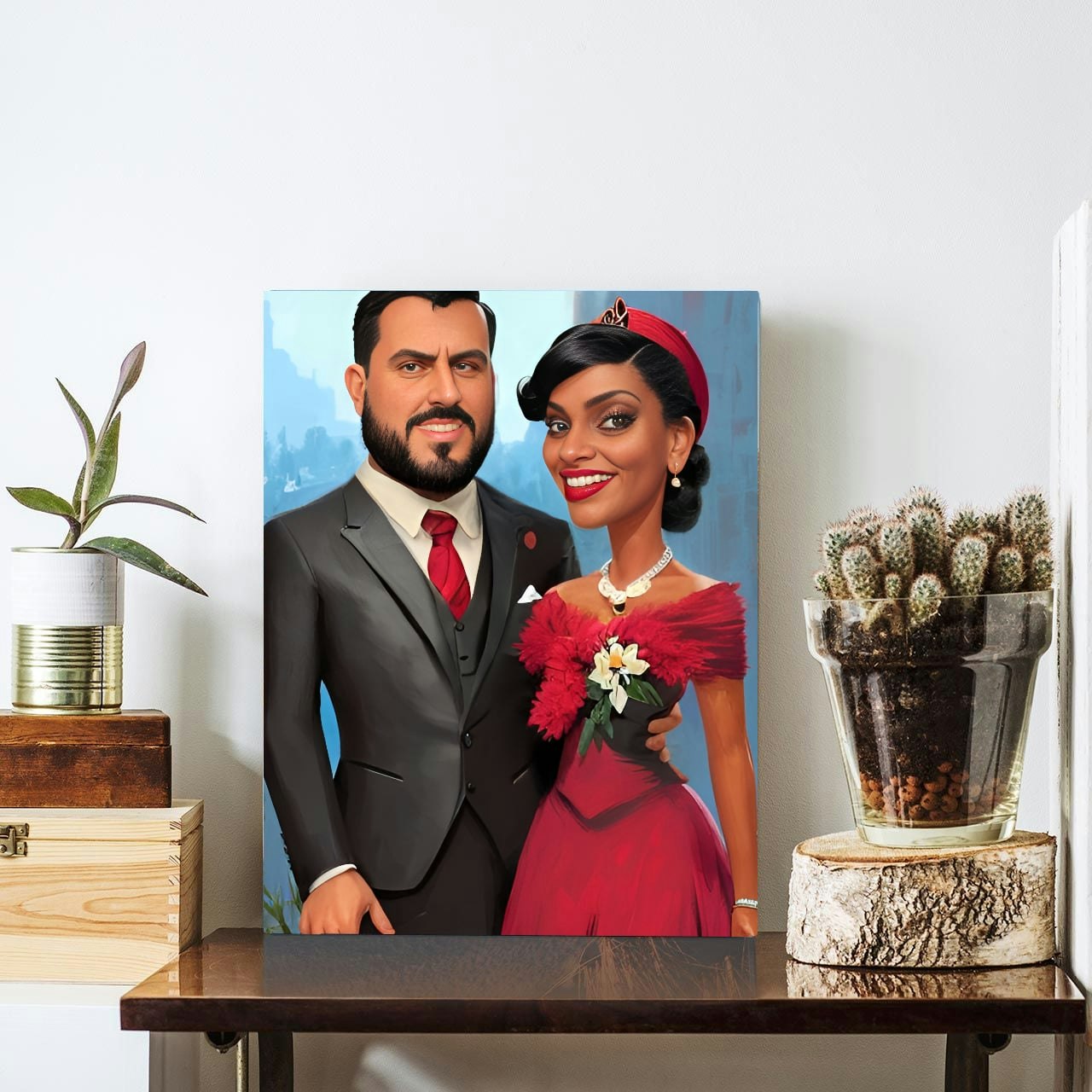 AI-Painted Romantic Printed Portraits media 11