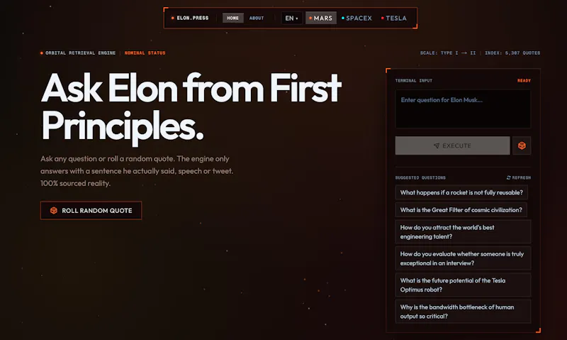 Elon.Press screenshot 1