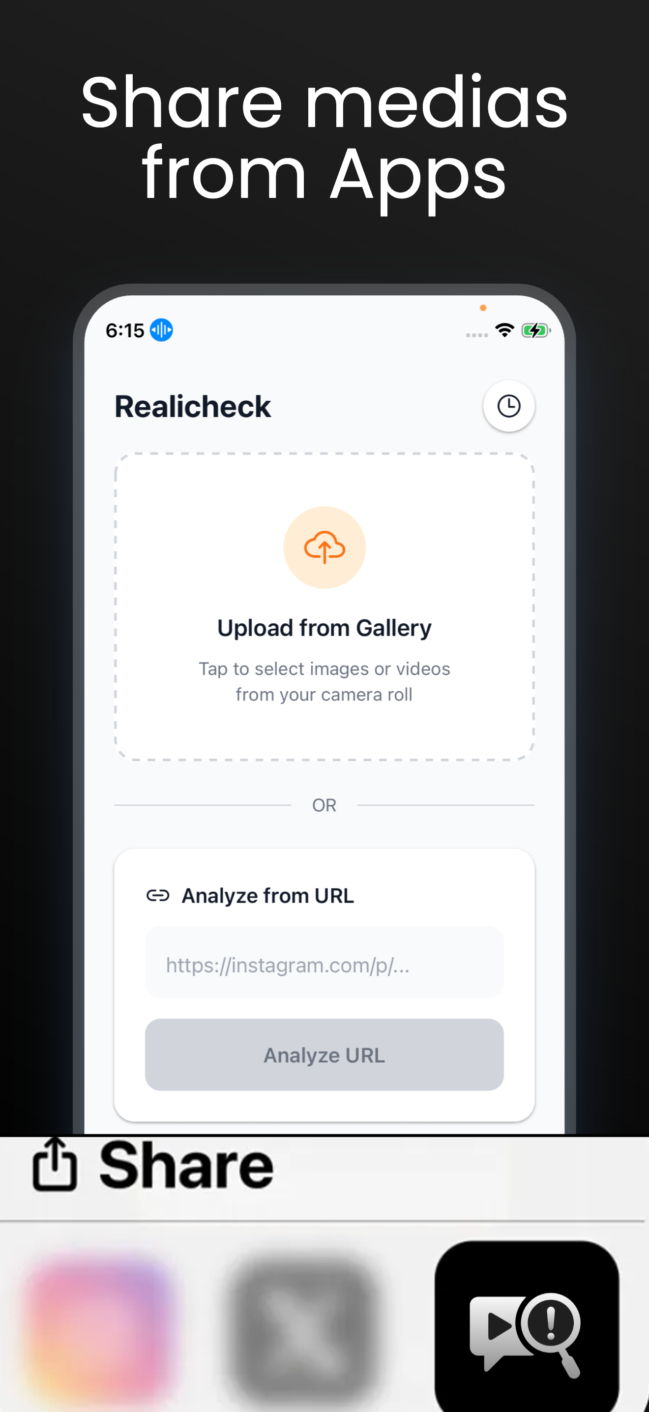 Realicheck AI: Detect AI Media gallery image