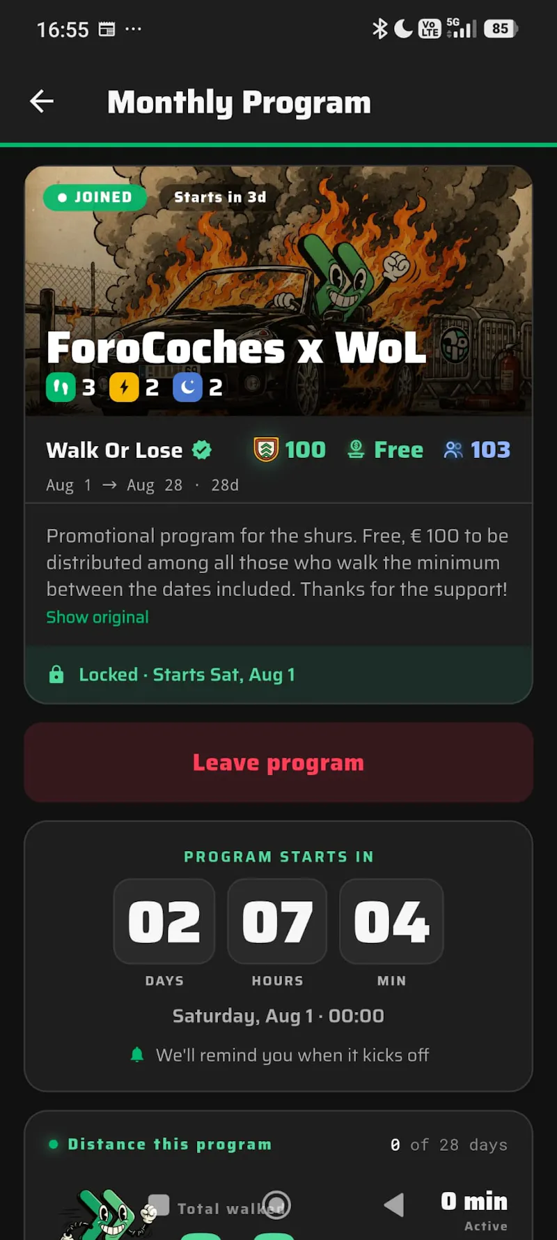 Walk Or Lose screenshot 3