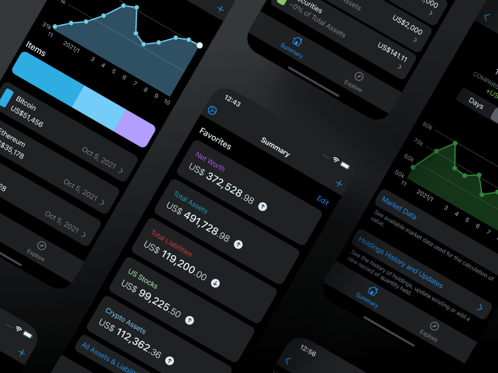 Sumio: Net Worth Tracker App gallery image