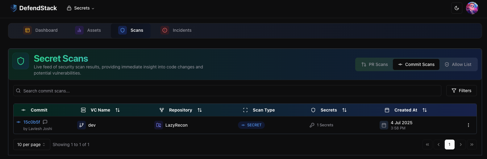 DefendStack Suite Appsec gallery image