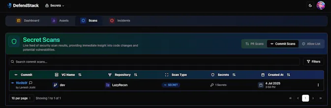 DefendStack Suite Appsec gallery image