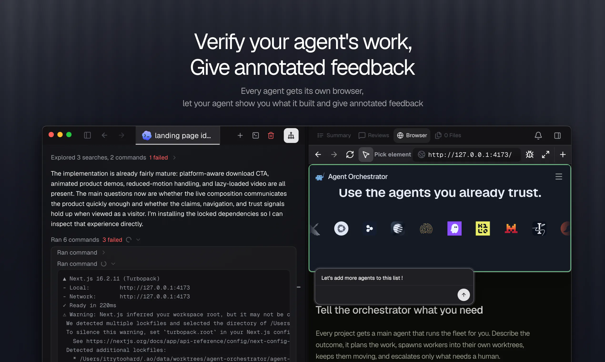 Agent Orchestrator screenshot 6