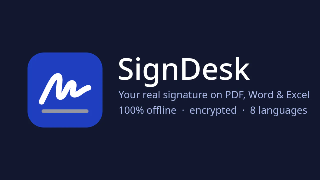 SignDesk gallery image