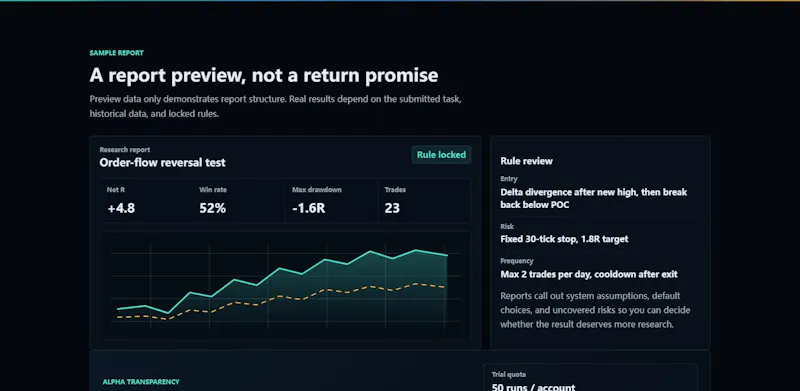 BacktestAlpha screenshot 4