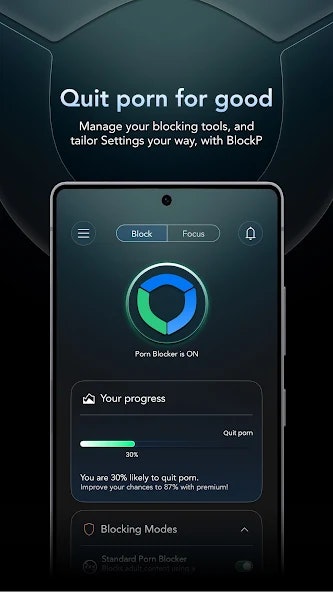 BlockP - Main product screenshot demonstrating key features and user interface