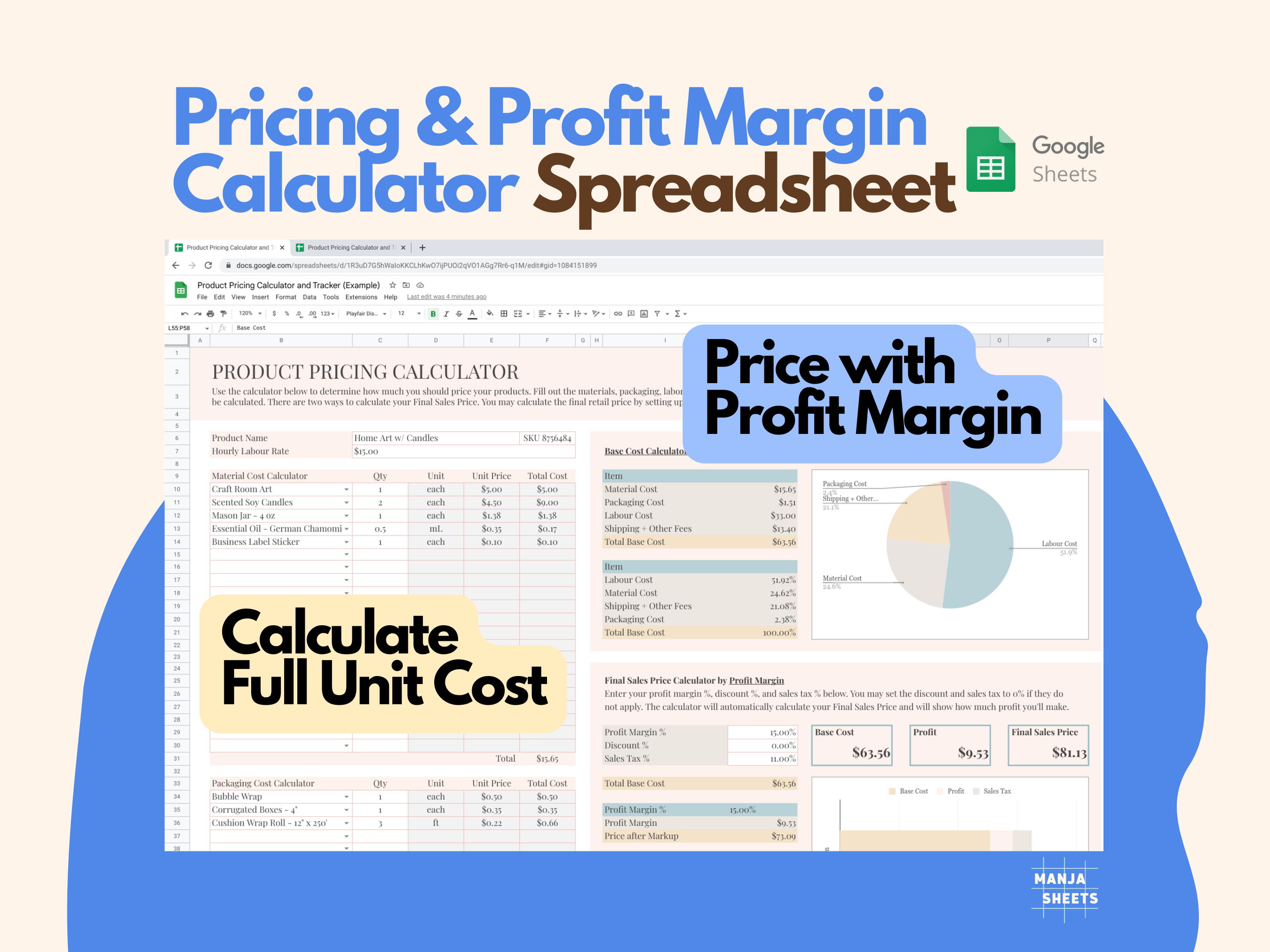 Handmade Product Pricing Calculator - Set Perfect Prices for Handmade Goods & Maximize Profits media 2