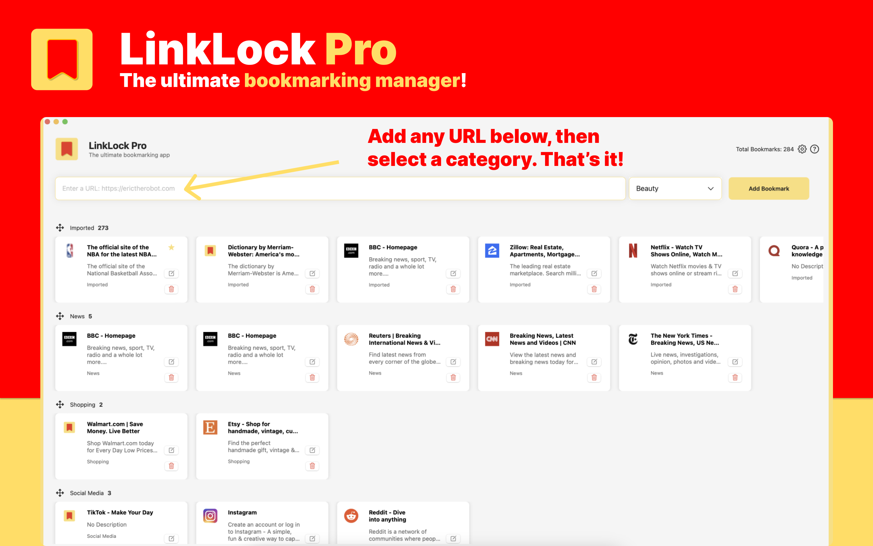 Linklock Pro - De ultieme bookmarking -app voor macOS media 1