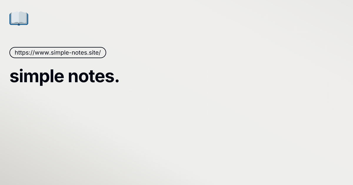 simple notes. gallery image