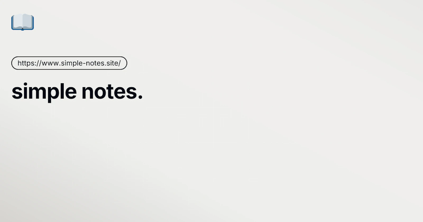 simple notes. screenshot 1