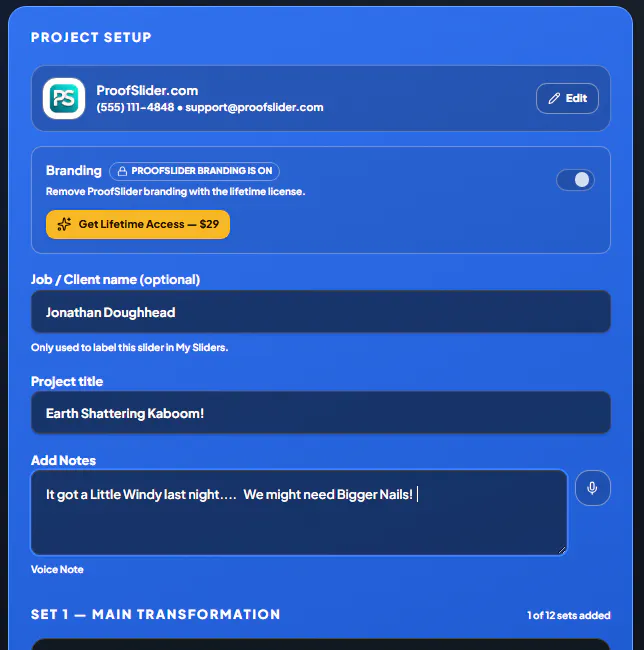 ProofSlider gallery image