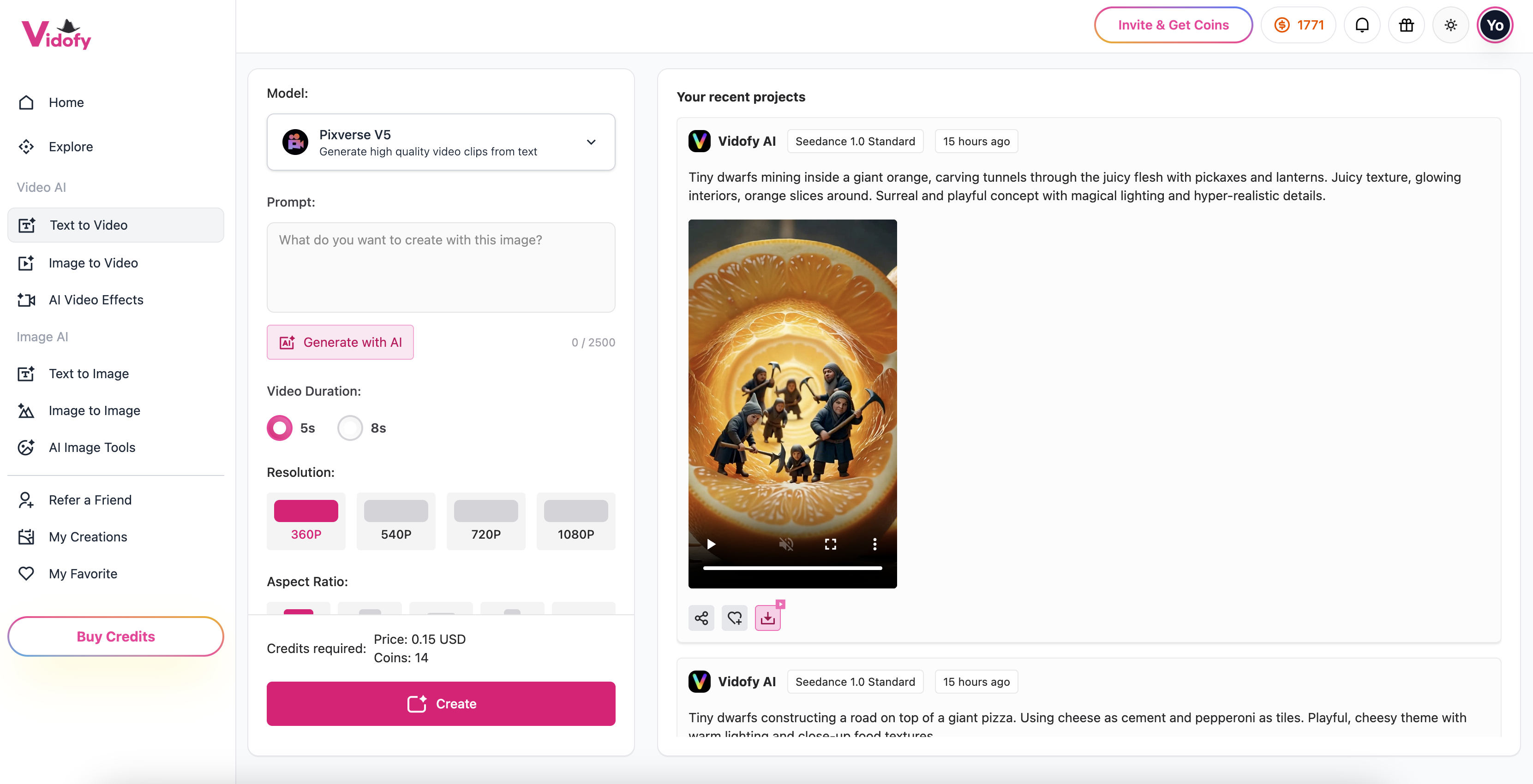 Média Vidofy ai - Video et générateur d'images AI 2