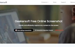 Geekersoft Free Online Screenshot media 3