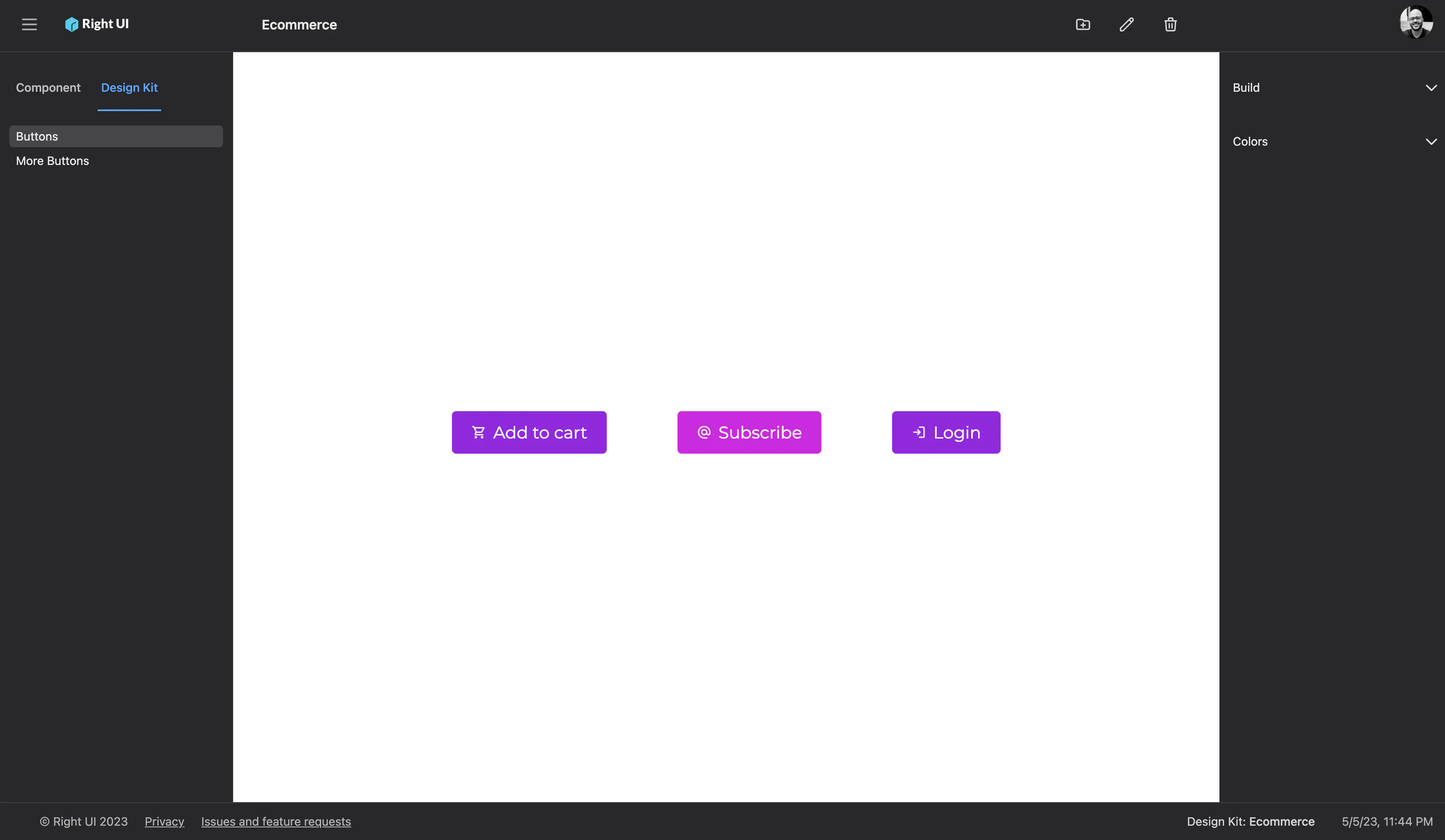 Right UI gallery image