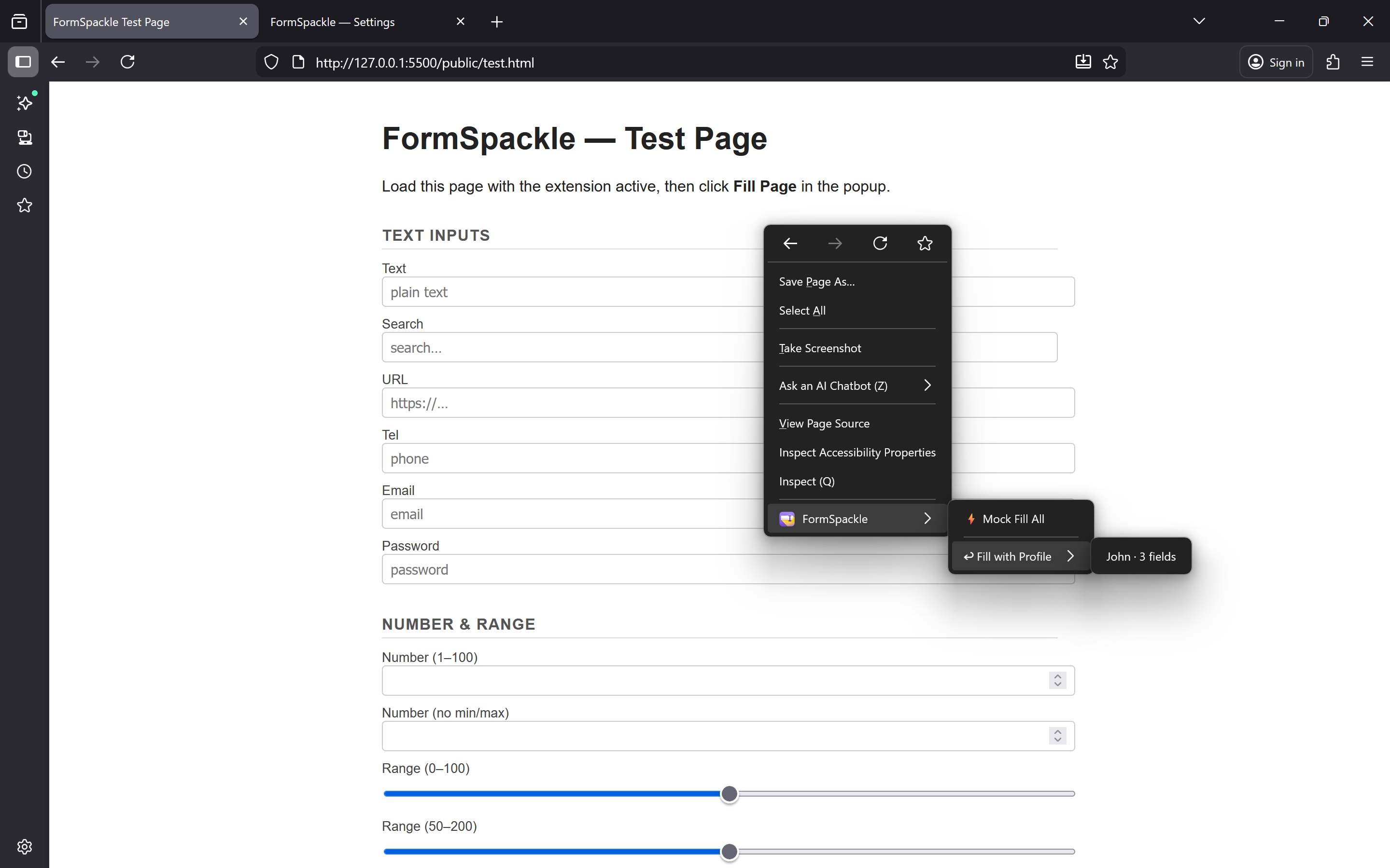 FormSpackle gallery image