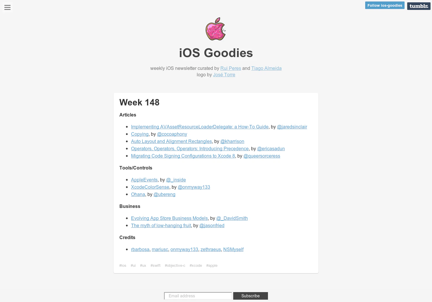IOS Goodies