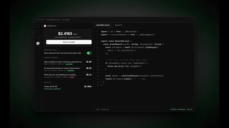 promptai.credit screenshot 1 (video preview)