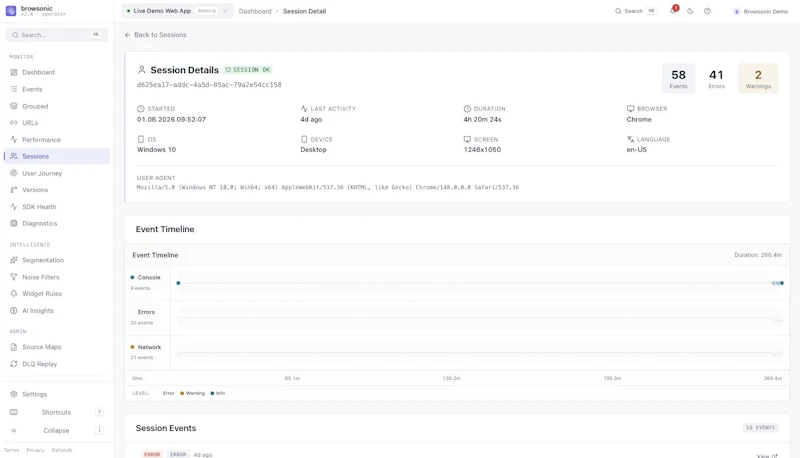 Browsonic screenshot 3