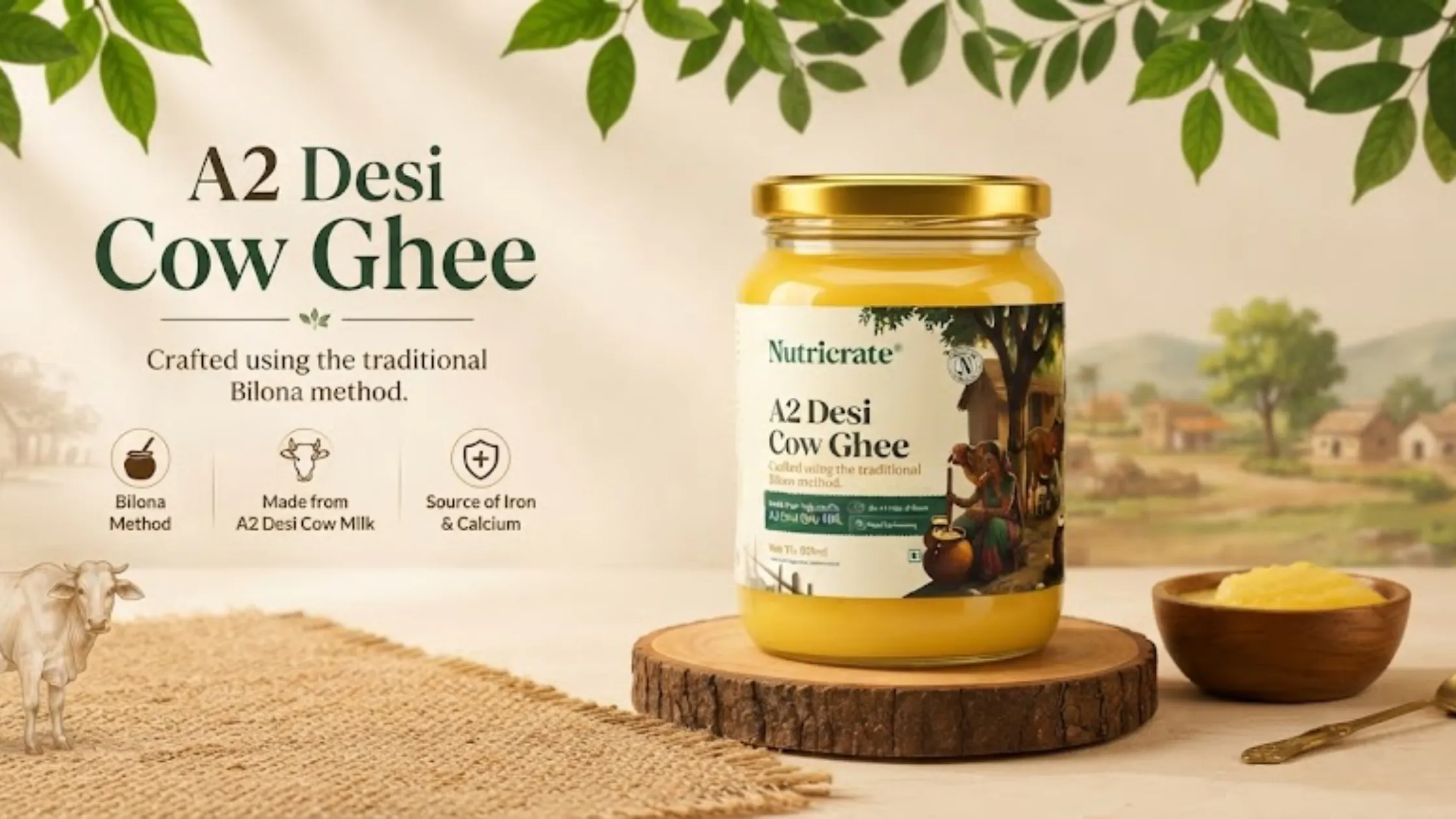 A2 Desi Cow Ghee - Bilona Method gallery image