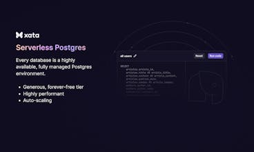 Serverless PostgreSQL Platform by Xata gallery image