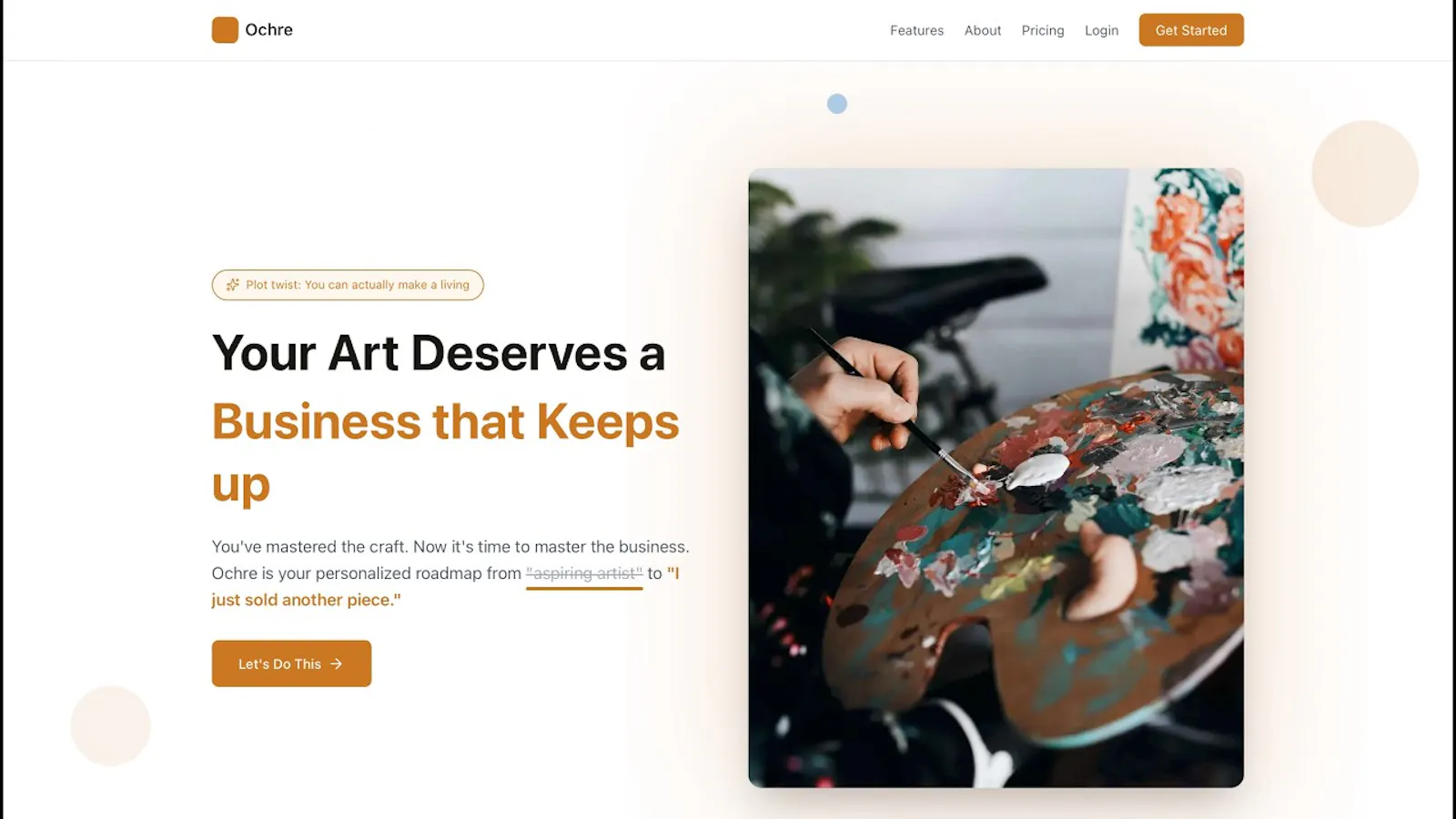 Ochre — Grow Your Creative Business screenshot 1 (video preview)