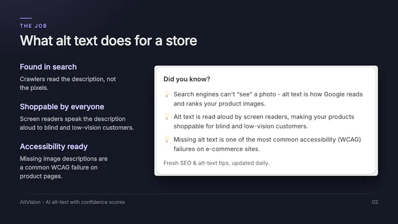 AltVision: AI SEO for Photos screenshot 2