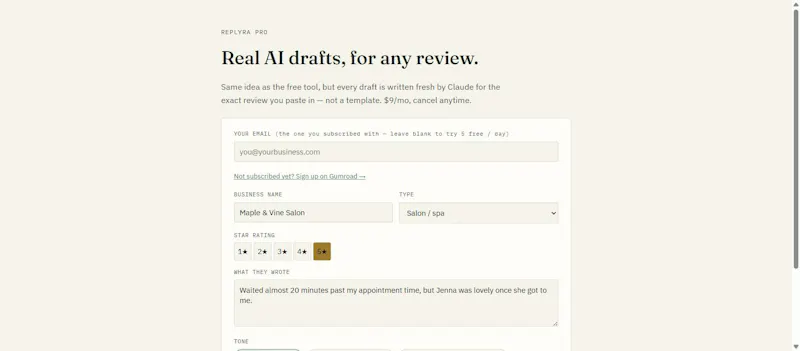 Replyra Pro screenshot 1