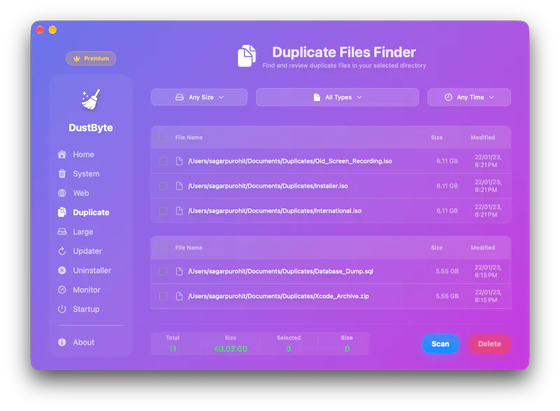 DustByte: Cleaner & Monitor screenshot 5