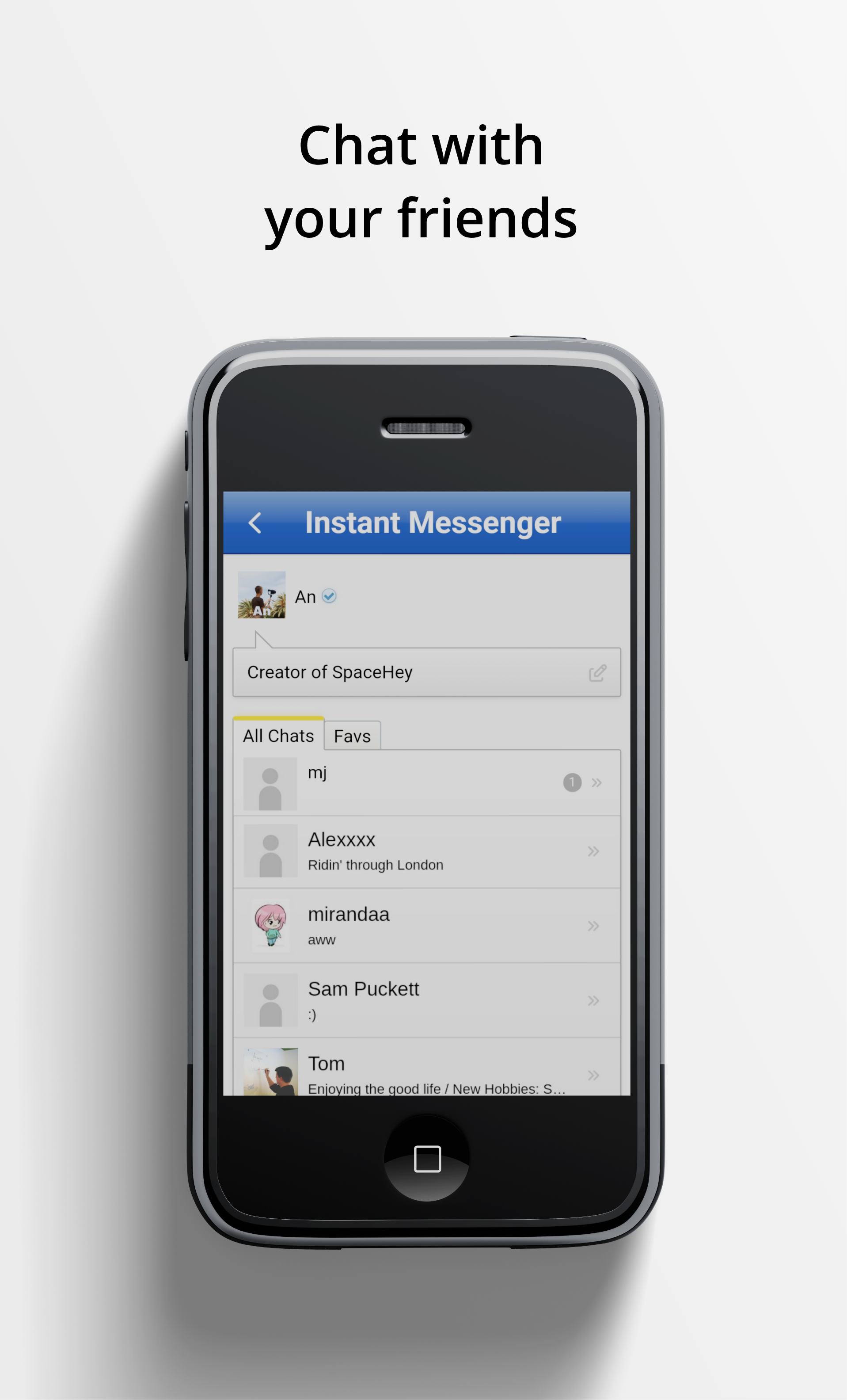 Spacehey mobile media 4