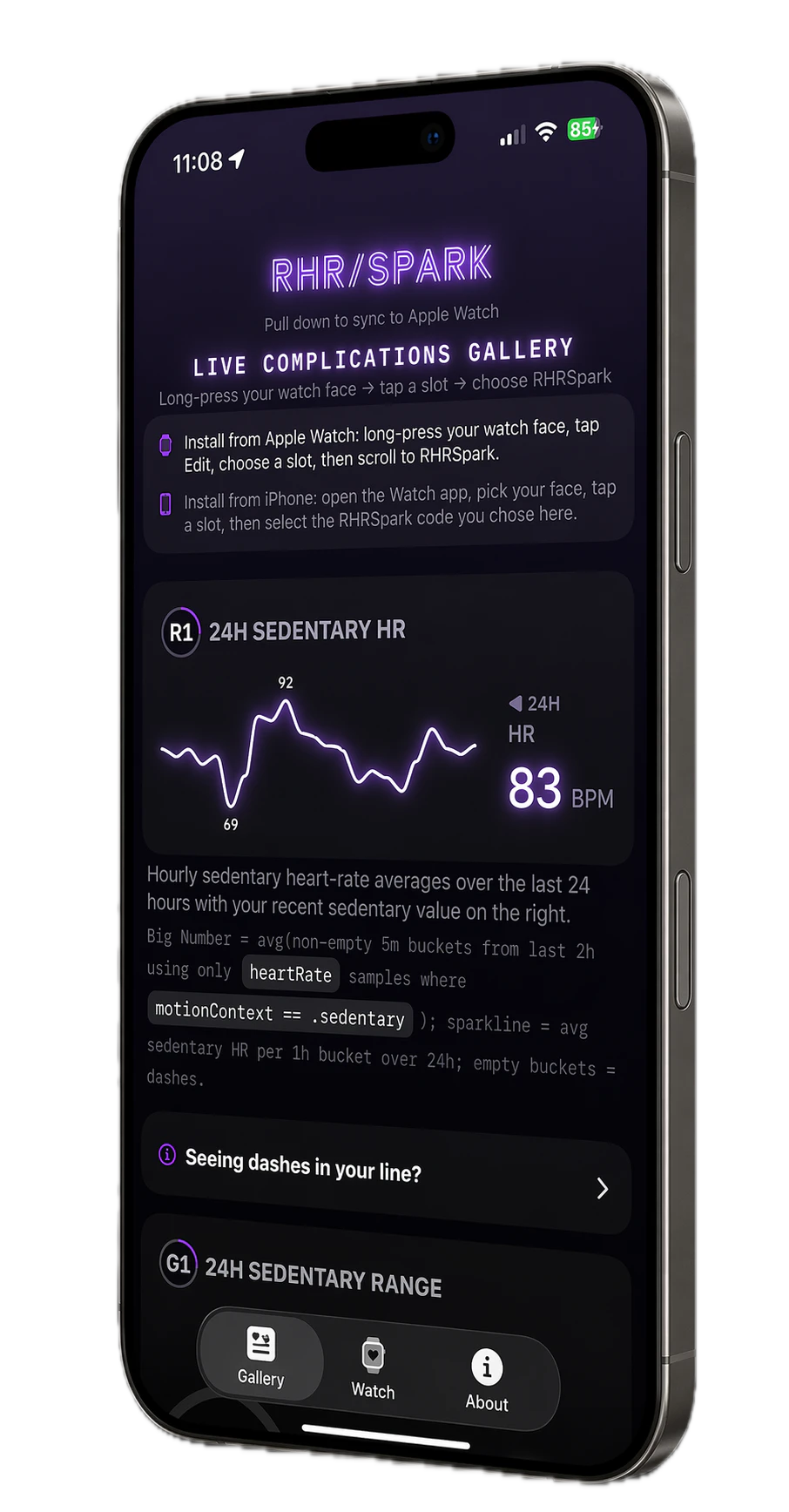 RHRSpark screenshot 3