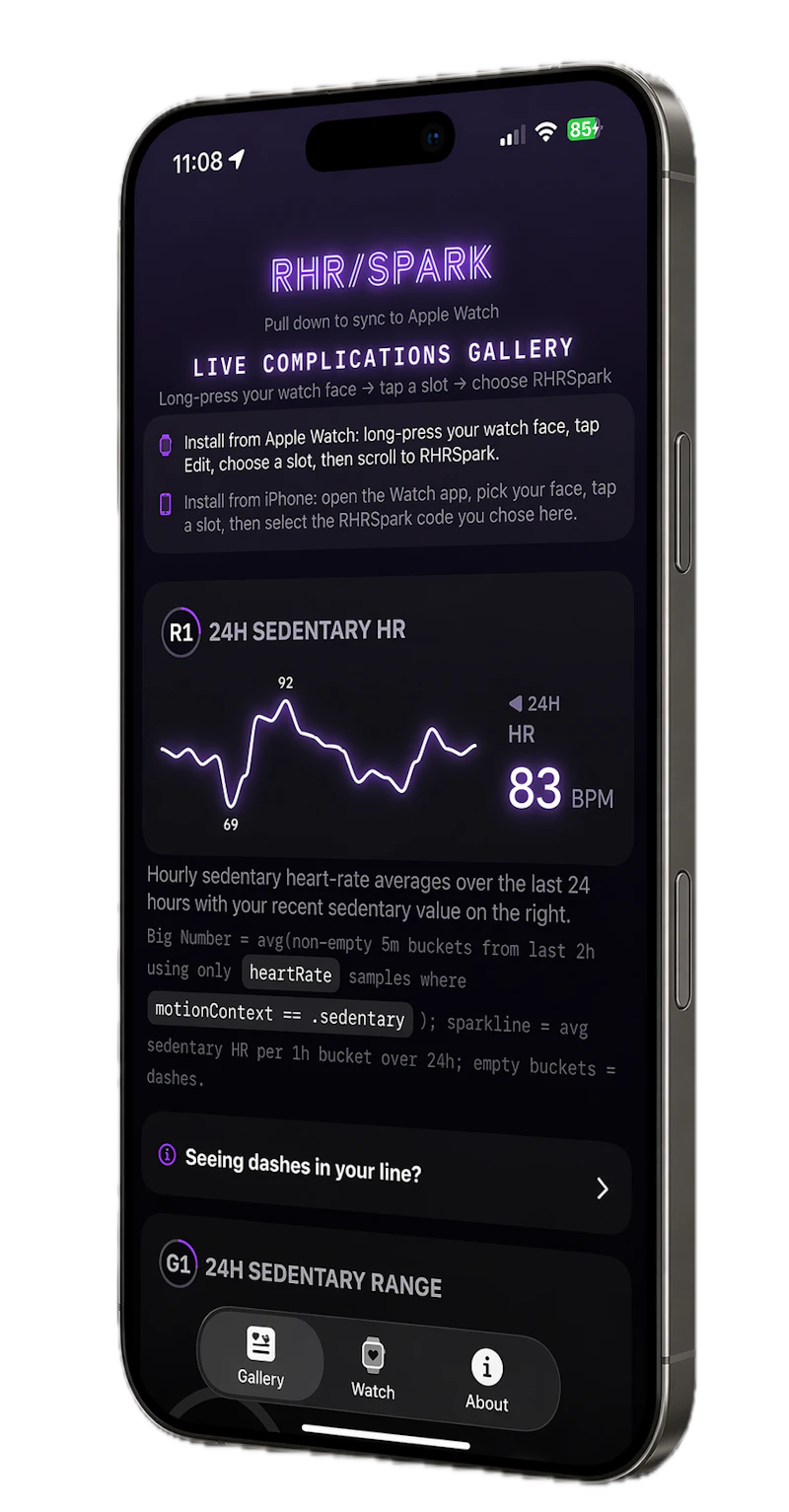 RHRSpark screenshot 3