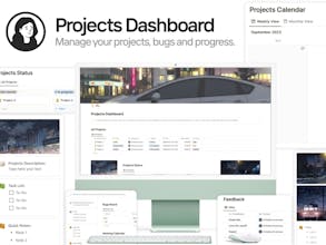 Project Dashboard Notion Template gallery image