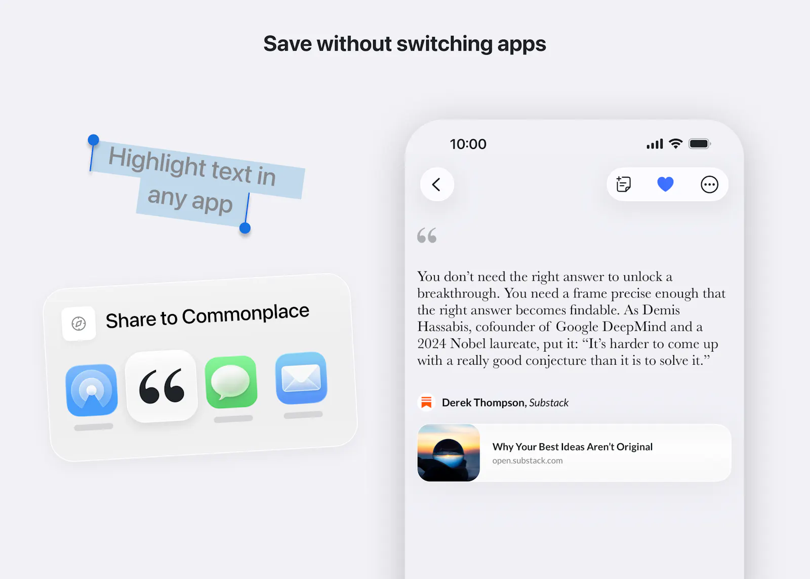 Commonplace screenshot 2