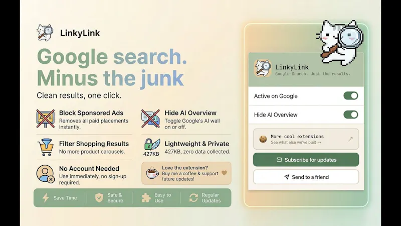 LinkyLink screenshot 1 (video preview)