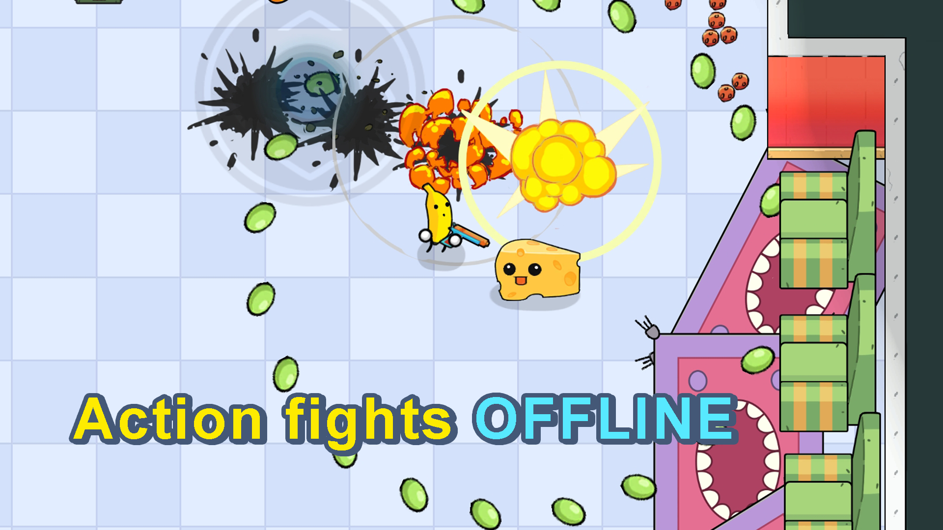 Pistol pisang roguelike media 1