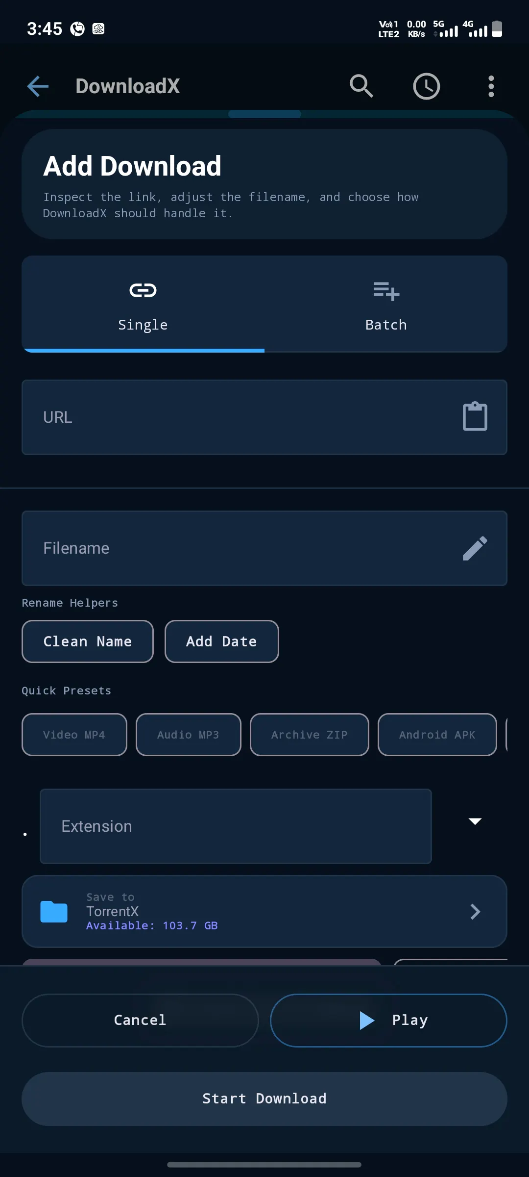 8XDL - Smart Secure Download Manager screenshot