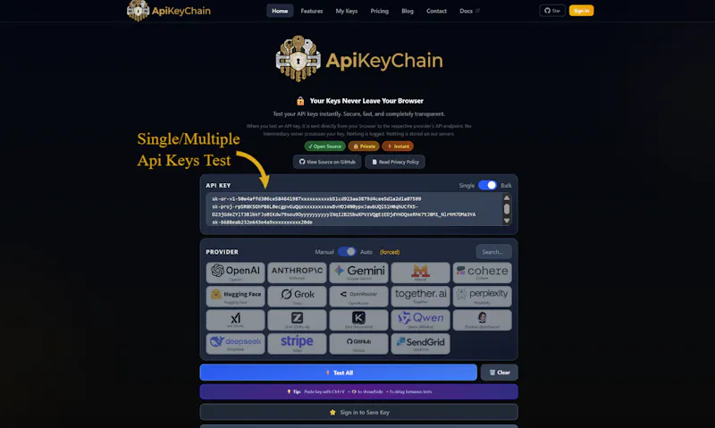 Api Key Chain screenshot 2