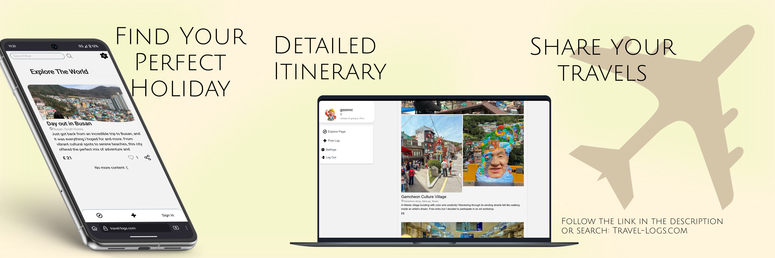 Travel Log (NOW OPEN SOURCE) - Website for sharing travel logs, without being sold a ticket media 1