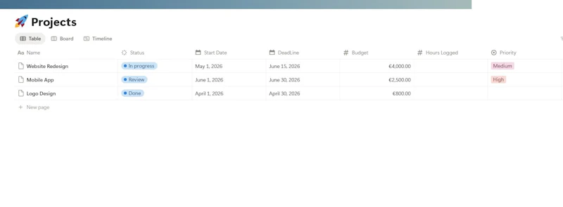 Freelancer OS screenshot 4