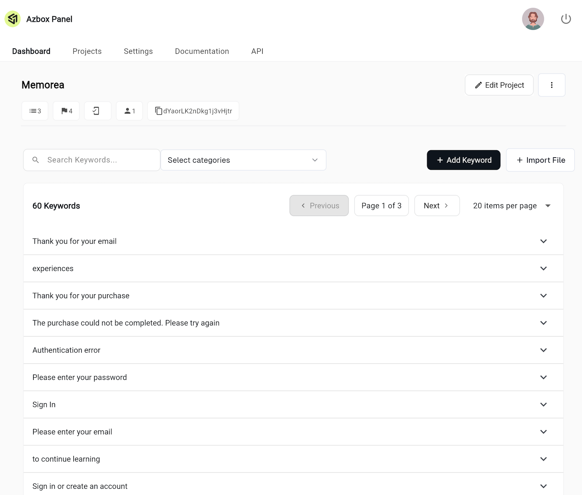 Azbox Localization - Screenshot 2 showing product features and functionality
