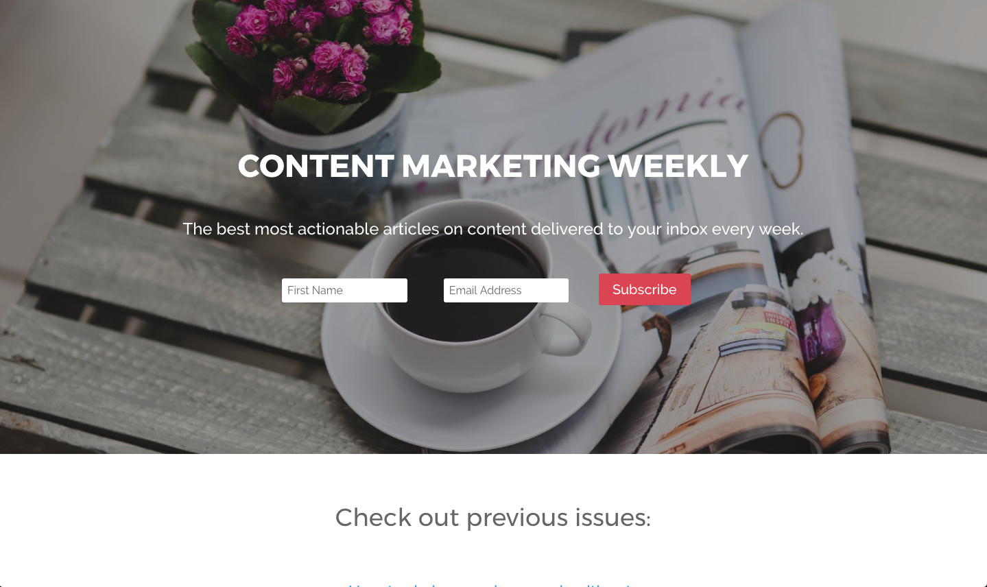 Content Marketing Weekly gallery image