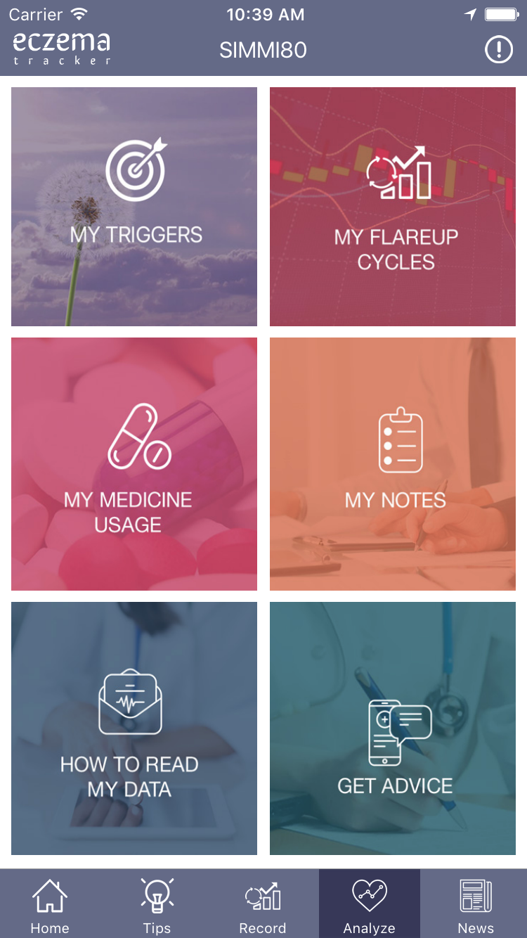 ECZEMA TRACKER APP gallery image